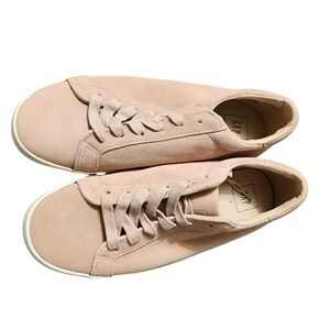 Gap sneakers New light pink suede, women's 8